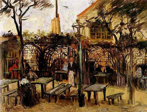 Terrace of a Cafe on Montmartre